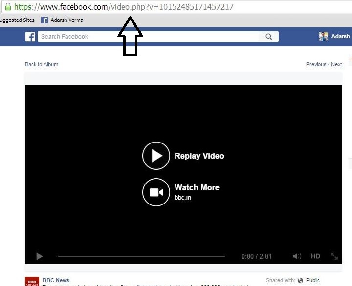 Download private facebook videos