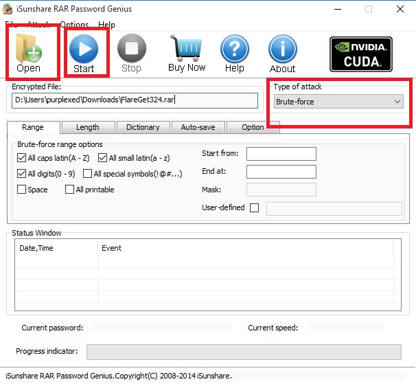 crack password on zip file