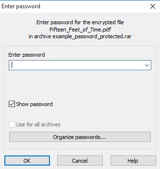 crack winrar password with notepad