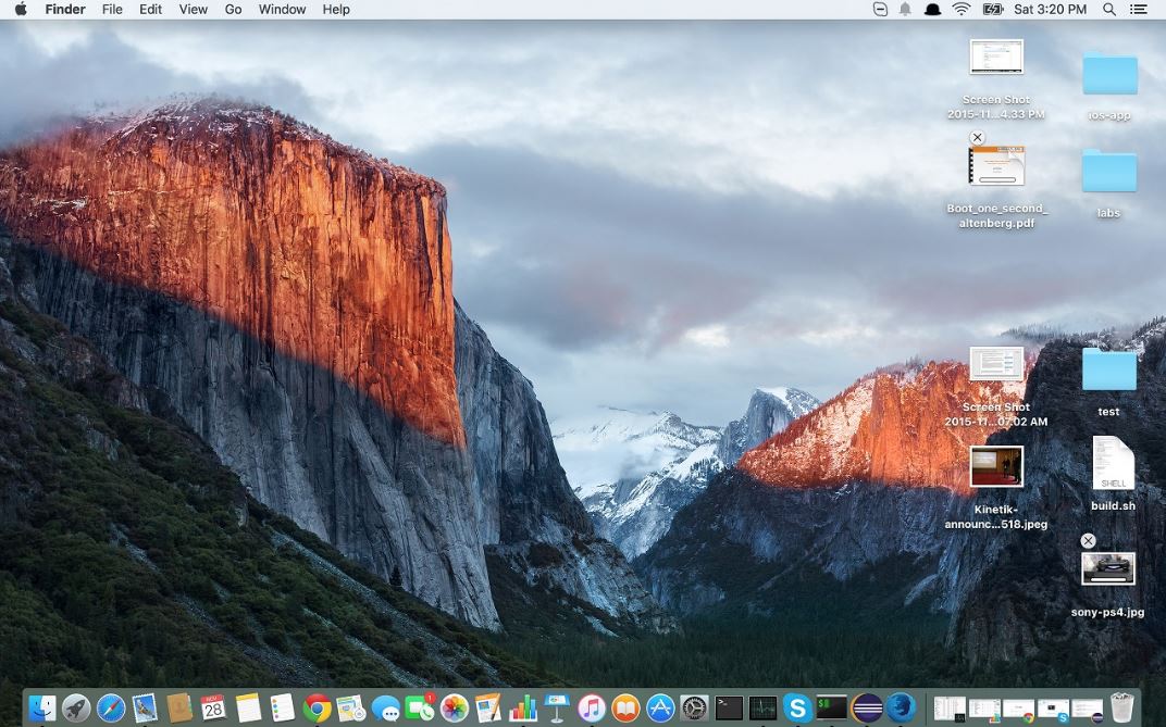 screen capture mac os x