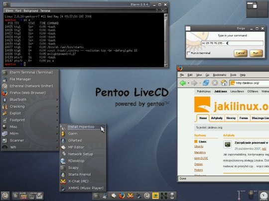 pentoo best hacking distro operating system