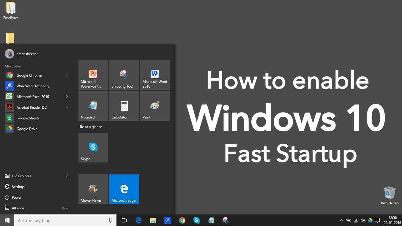 How To Enable Windows 10 Fast Startup: The Ultimate ...