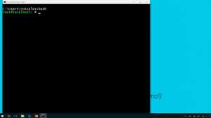bash on ubuntu on windows 10 running