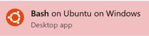 bash on ubuntu on windows