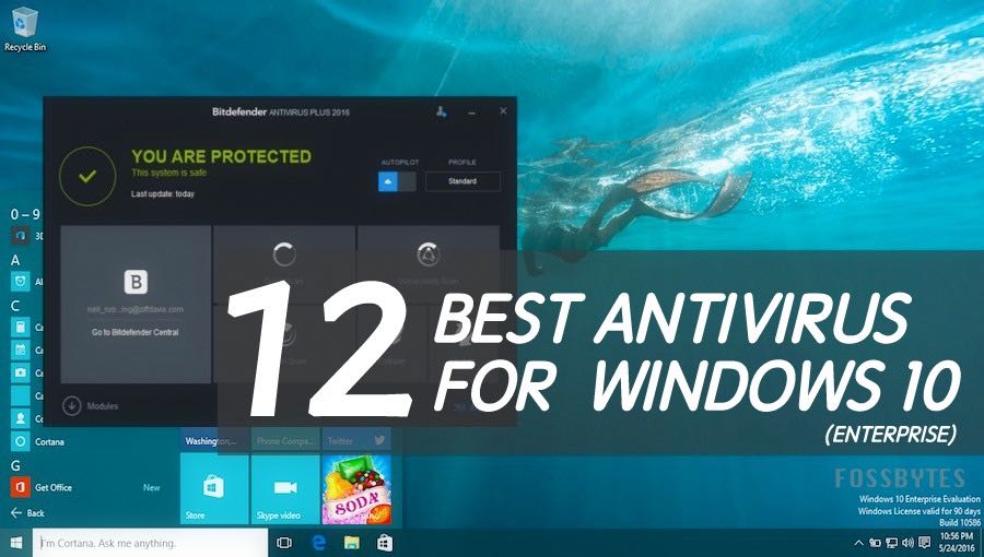 best antivirus for windows 10 hp laptop