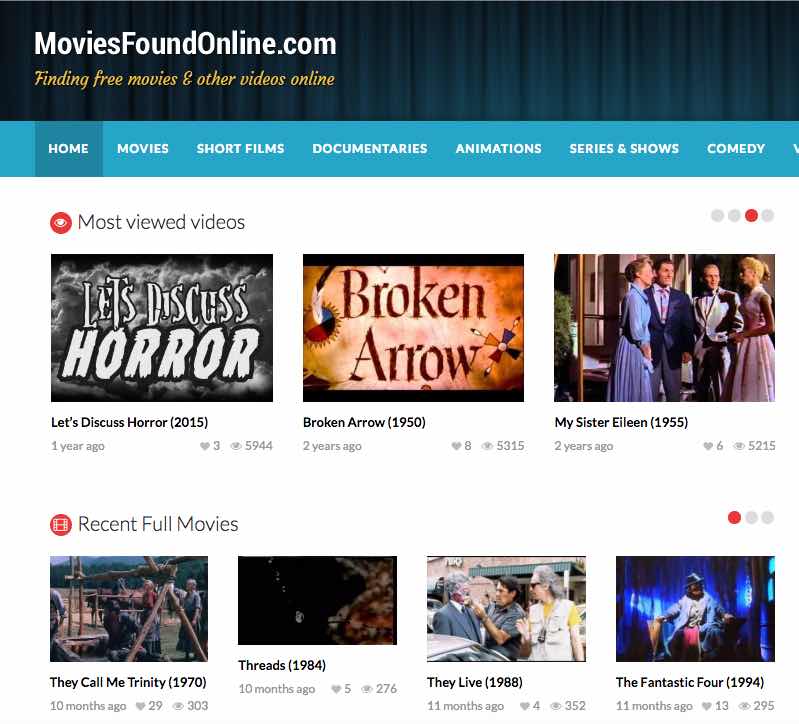 free movies website download