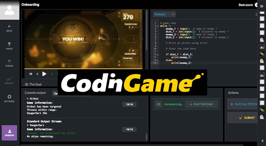 CodinGame — Get Better At Programming By Playing This Game ...