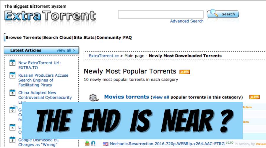 extratorrents website download