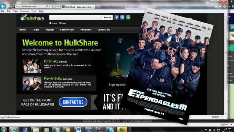 The Expendables 3 Leak, Lawsuit Shuts Down Hulkfiles, Swankshare and More