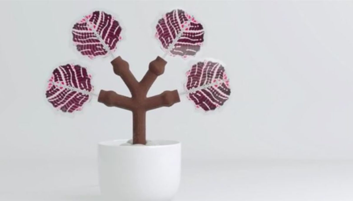 Get Electricity from Solar Energy-harvesting 3D Printed Trees