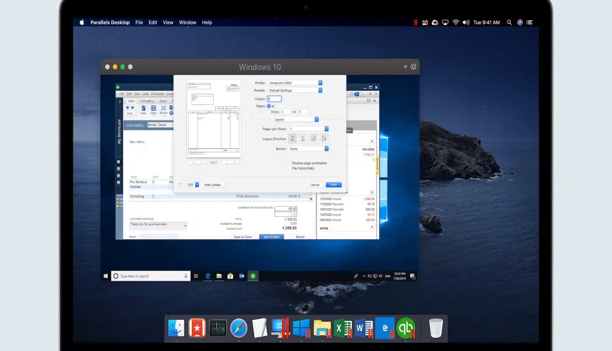 Parallels Desktop 15 окон для Mac