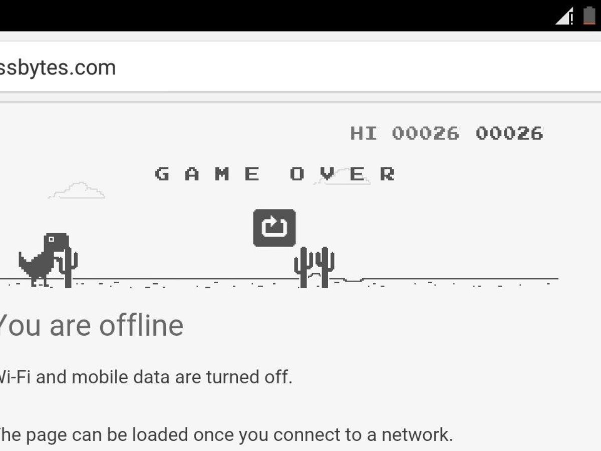 There Is A Hidden Game In Google Chrome Works On Android And Pc