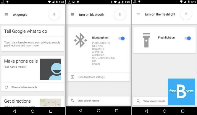 google voice actions android