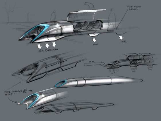 what is a hyperloop elon musk design