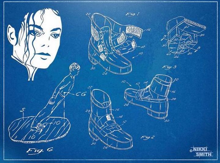 Celebrity Patent - Michael Jackson, the King of Pop, patented a