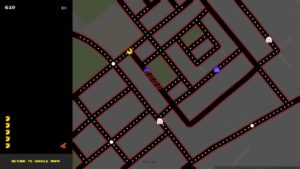 google maps pac man