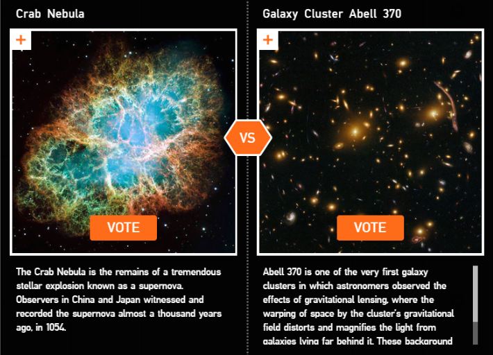 hubble crab nebula abell370 photo