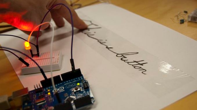Scientists Turn Pencil Drawing Into a Sensor for Arduino