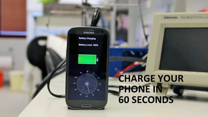 storedot one minute battery charge in sixty seconds 