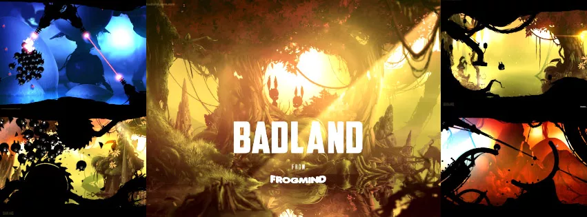 Badland-collage