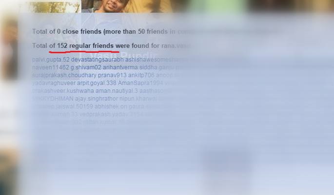 facebook friends mapper chrome removed