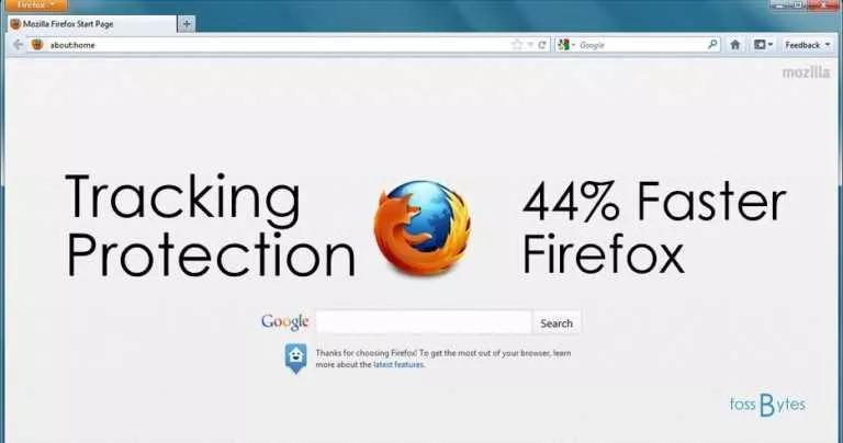 Mozilla: Firefox Tracking Protection Speeds Up Web Pages by 44%