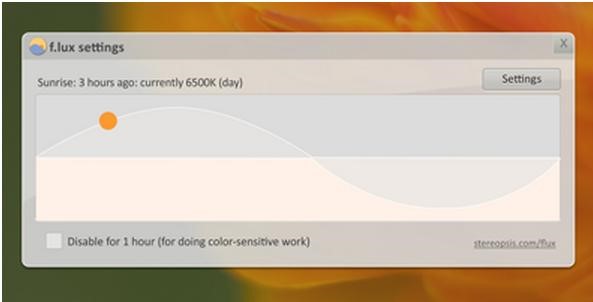 flux eye strain for windows not mac