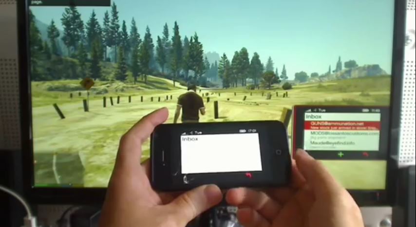 GTA V mod lets you control virtual phone with app