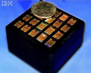 ibm silicon photonics rainbow chip