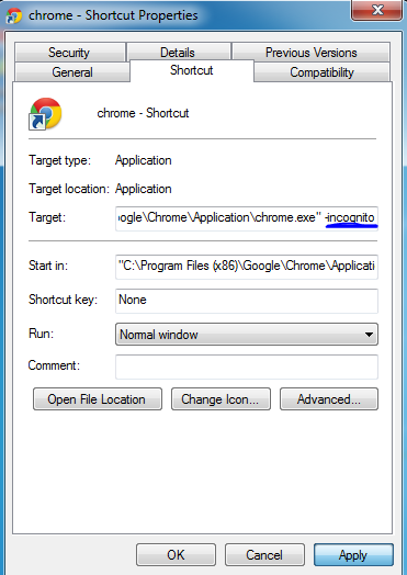 make chrome for mac always open in incognito mode