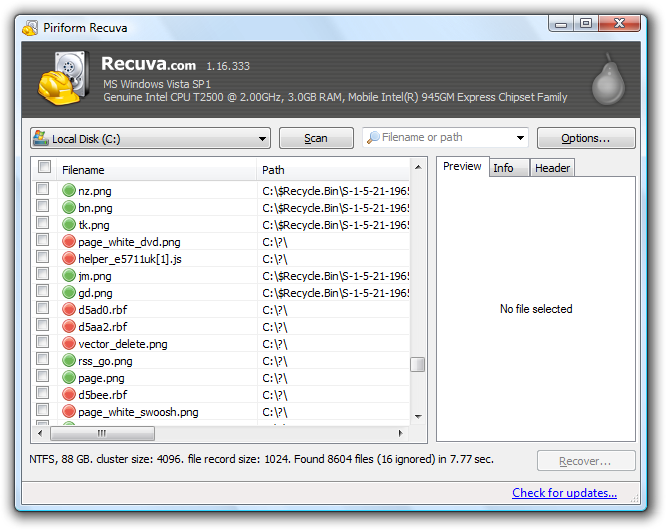 computer file recovery software free download