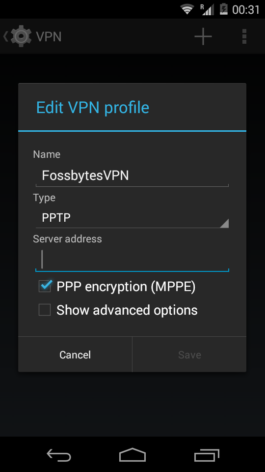 VPN2-VPNOnAndorid