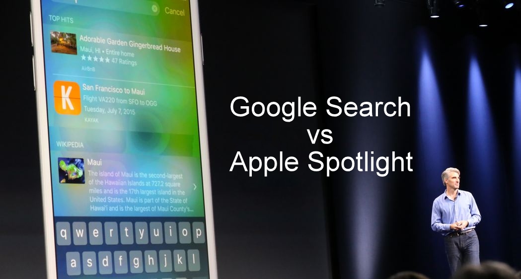 apple spotlight vs google