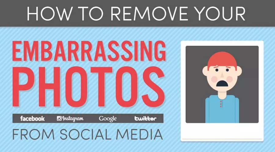 how to remove embarrasing photos social media websites