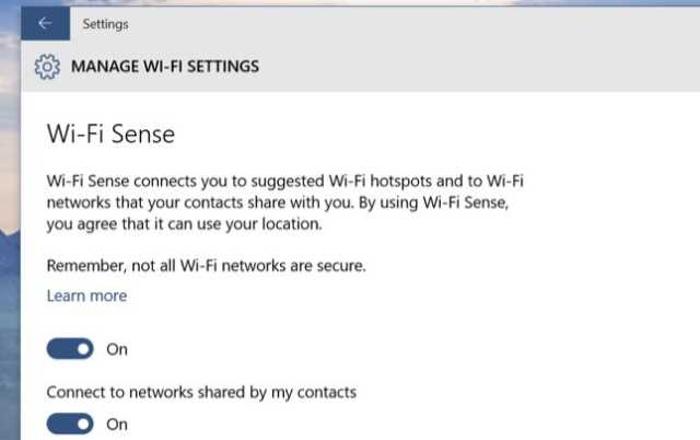 what windows 10 services to disable wifi sense