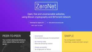 zeronet internet like p2p network