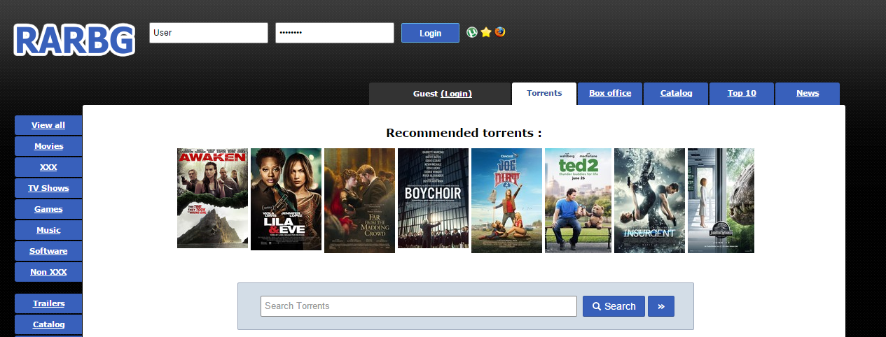 4. Rarbg - Torrent website to employ when 1337x.to isn’t working.