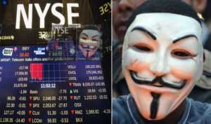 anonymous hack nyse wall street