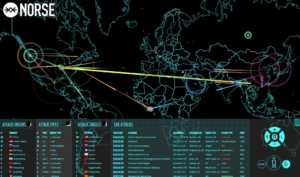 norse map cyber attack