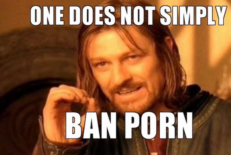 ban porn