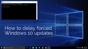 delay forced 10 windows updates