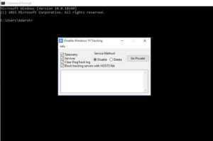 windows 10 disable tracking