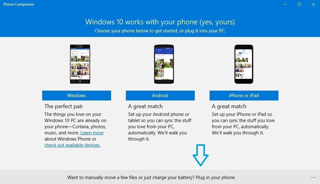 How To Sync Your Android Phone And Iphone With Windows 10 8036