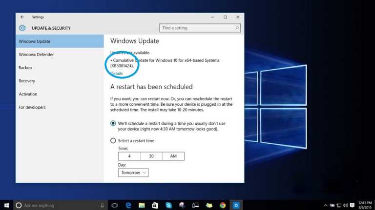 Got Windows 10? First Major Update Is Already Released for Your PC