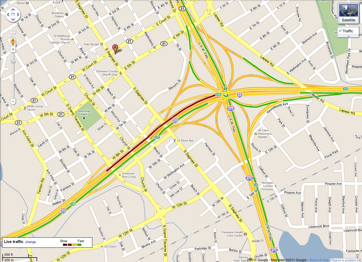 Google Live Traffic