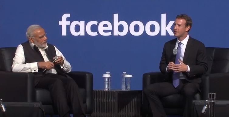 Narendra Modi Mark Zuckerberg Townhall QA