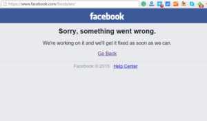 facebook down