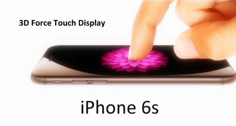 Force Touch Not Enough? iPhone 6s Coming With “3D Force Touch” Display