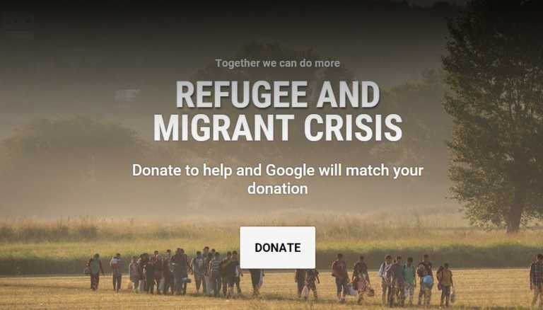Use This Donation Tool and Google Will Send Twice the Donated Amount to Syrian Refugees