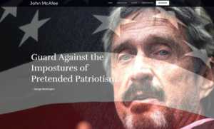 john mcafee for president site